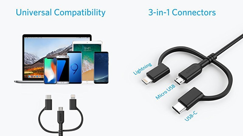 Anker PowerLine II 3 en 1 | $11 | Amazon | Usa el código ANKER846Gráfico: Shep McAllister
